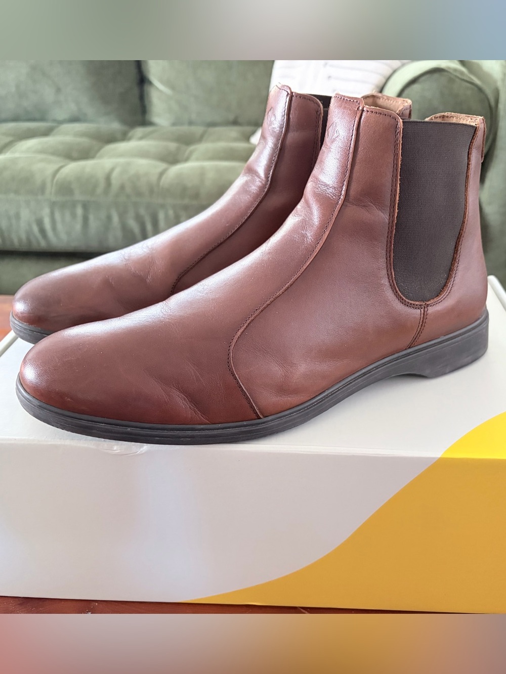 Amberjack The Chelsea Boots – Chestnut & Mocha – Men’s Size 10
